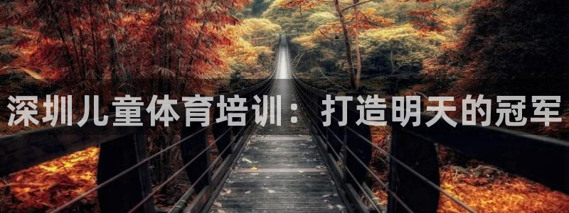 耀世国际集团董事长：深圳儿童体育培训：打造明天的冠军