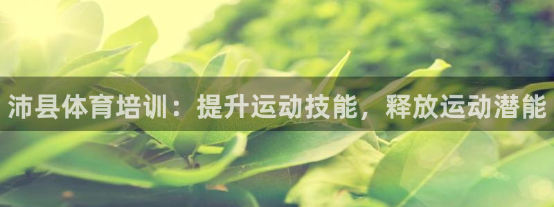 耀世集团是干嘛的企业啊怎么样：沛县体育培训：提升运动