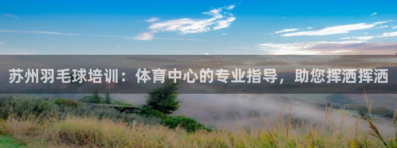 耀世娱乐登陆官网：苏州羽毛球培训：体育中心的专业指导
