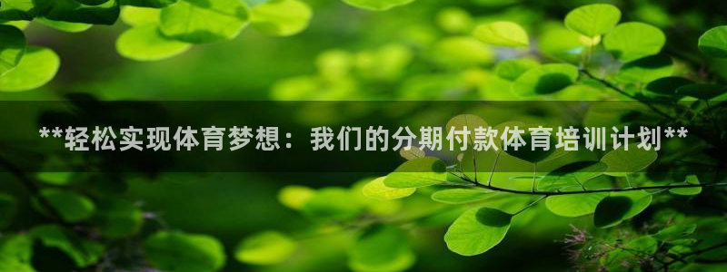 耀世盛典手游下载：**轻松实现体育梦想：我们的分期付