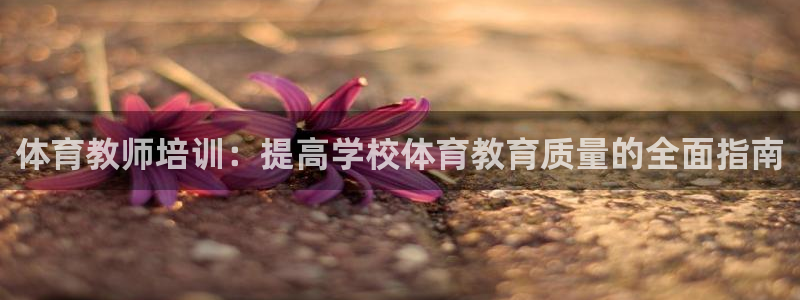 耀世平台招商：体育教师培训：提高学校体育教育质量的全