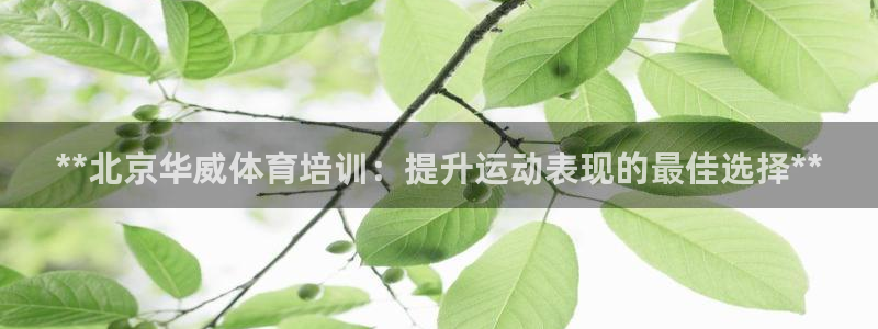 耀世平台丁6.7.5.1.3.8：**北京华威体育培