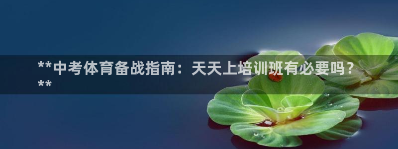 耀世娱乐注册入口：**中考体育备战指南：天天上培训班